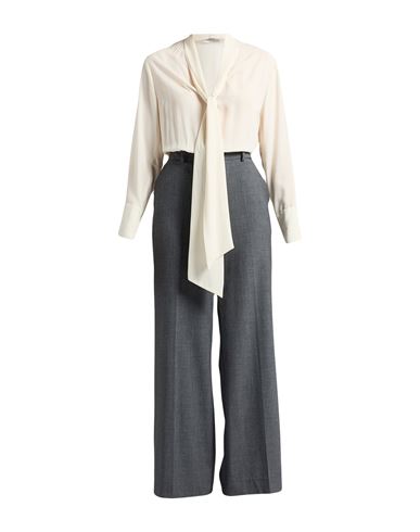 Kaos Woman Jumpsuit Grey Size 10 Polyester, Viscose, Elastane In Gray