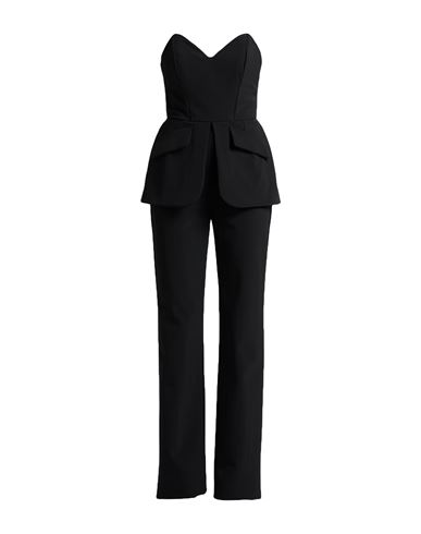 Elisabetta Franchi Woman Jumpsuit Black Size 4 Polyamide, Elastane