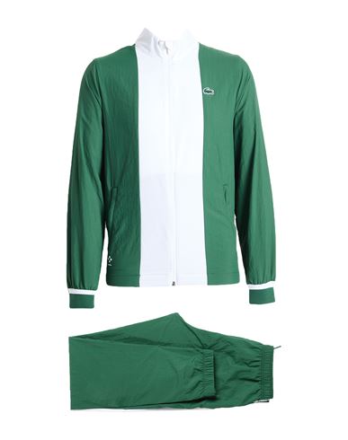 Lacoste Sport Man Tracksuit Green Size 7 Polyamide In Gray