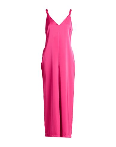 Fracomina Woman Jumpsuit Fuchsia Size L Polyester In Pink