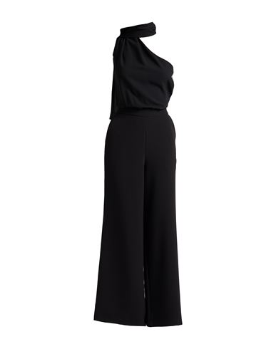 Liu •jo Woman Jumpsuit Black Size 6 Polyester, Elastane In Black