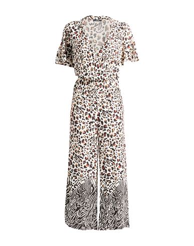 Liu •jo Better Woman Jumpsuit Ivory Size S Viscose In White