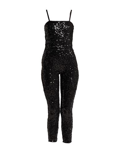 Seventy Venezia Woman Jumpsuit Black Size L Polyester, Elastane In Black
