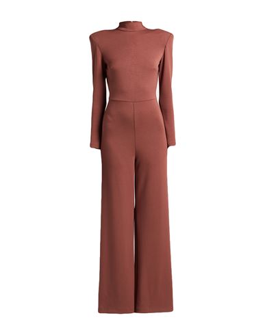 Silence Limited Woman Jumpsuit Rust Size Xl Rayon, Pes, Elastane In Multi