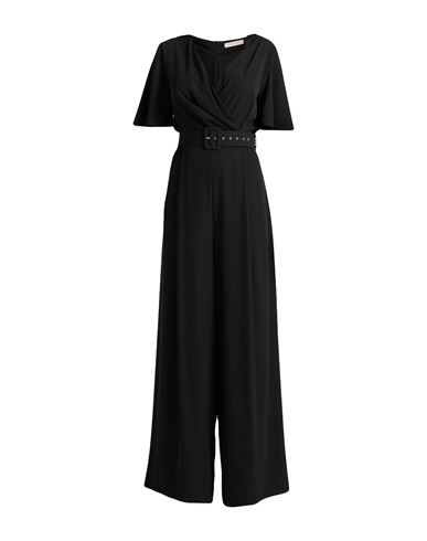 Rinascimento Woman Jumpsuit Black Size M Polyester, Elastane