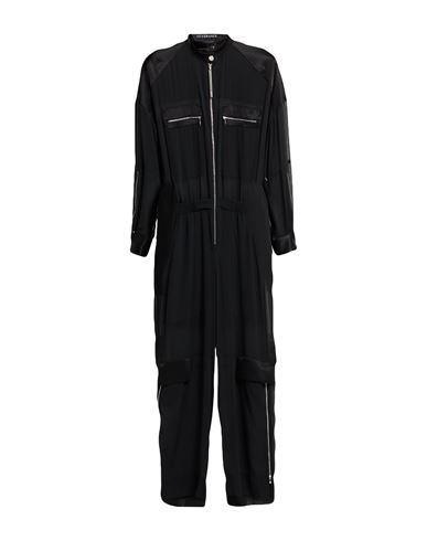 Pinko Woman Jumpsuit Black Size 4 Polyester, Acetate In Black