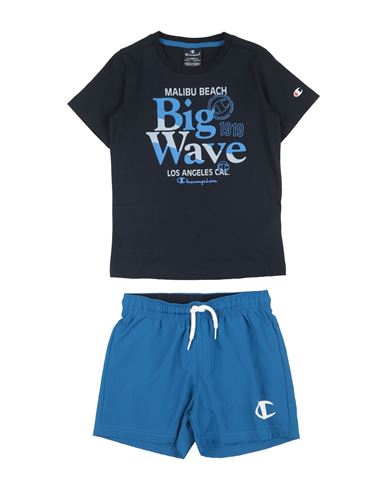 Champion Toddler Boy Tracksuit Midnight Blue Size 7 Cotton In Blue