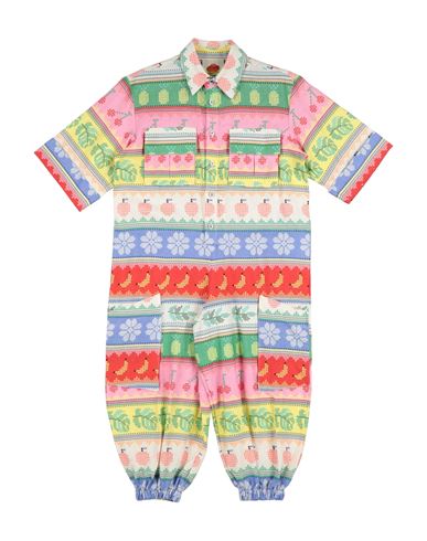 Farm Rio Toddler Girl Jumpsuit Pink Size 6 Linen, Viscose In Pink