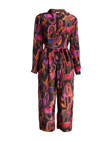 Farm Rio Woman Jumpsuit Fuchsia Size Xl Viscose In Multi