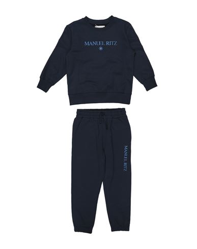 Manuel Ritz Babies'  Toddler Boy Tracksuit Navy Size 6 Cotton In Black