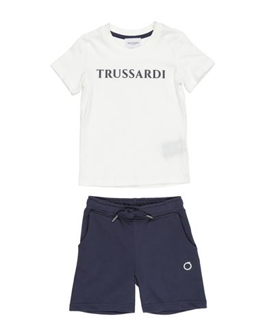 Trussardi Junior Toddler Boy Tracksuit White Size 6 Cotton In Multi