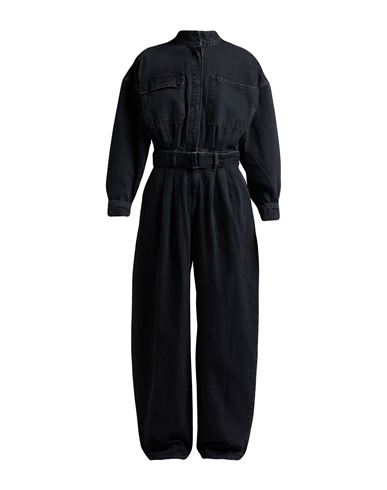 Frame The Cocoon Jumpsuit Woman Jumpsuit Black Size L Organic Cotton