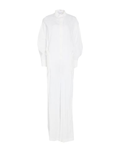 Ferragamo Woman Jumpsuit White Size 4 Viscose, Cotton