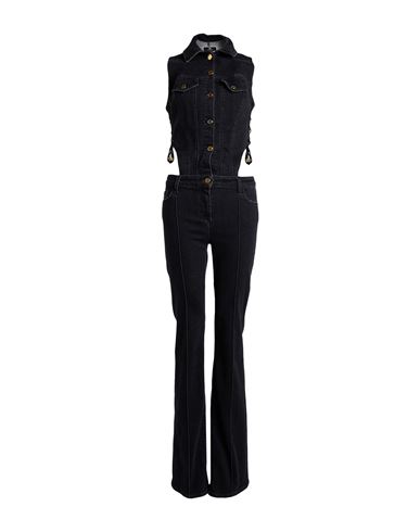 Elisabetta Franchi Woman Jumpsuit Black Size 6 Cotton, Elastane In Black