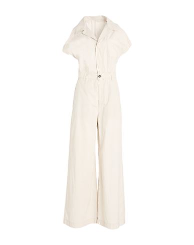 Nine In The Morning Woman Jumpsuit Beige Size 29 Cotton In White