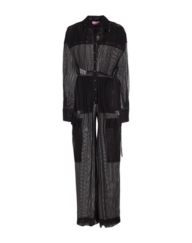 Pinko Woman Jumpsuit Black Size S Polyamide, Cotton