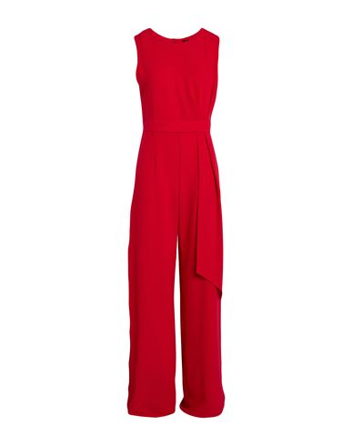 Casting Woman Jumpsuit Red Size 8 Polyester