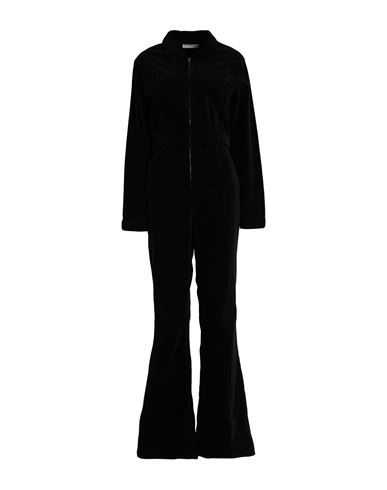 Free People We The Free Woman Jumpsuit Black Size L Cotton, Elastane