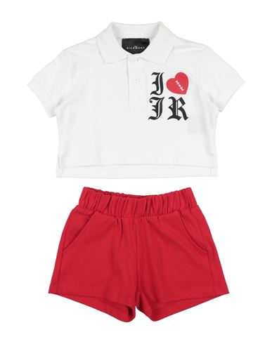 John Richmond Babies'  Toddler Girl Co-ord Red Size 6 Cotton, Elastane In Multi