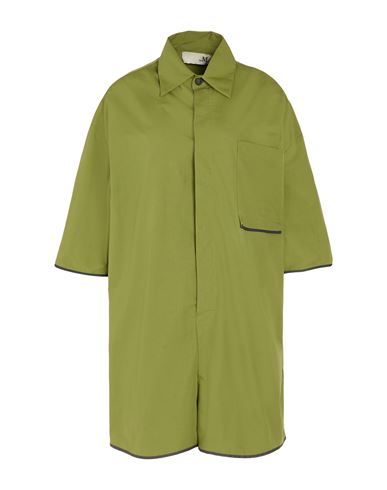 The M .. Woman Playsuit Khaki Size S Cotton In Green
