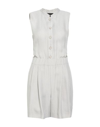 Emporio Armani Woman Playsuit Light Grey Size 10 Viscose, Cotton In Gray