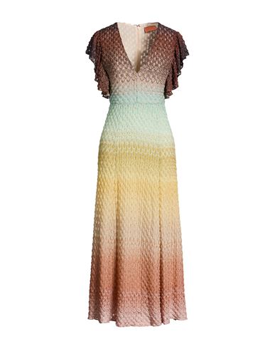 Missoni Metallic Crochet-knit Midi Dress In Multi