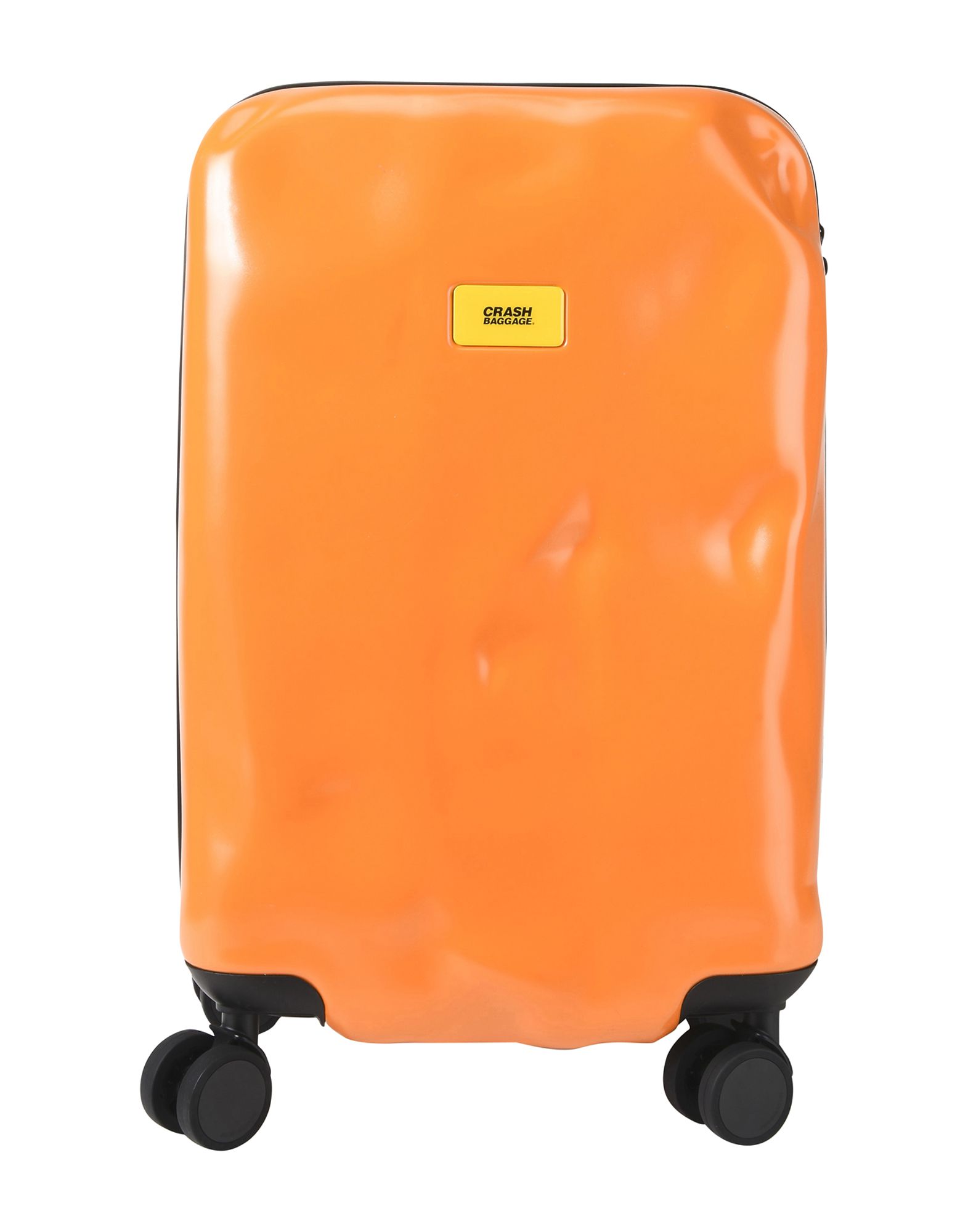 《送料無料》CRASH BAGGAGE Unisex キャスター付きバッグ オレンジ ポリカーボネート PIONEER Cabin 4w.