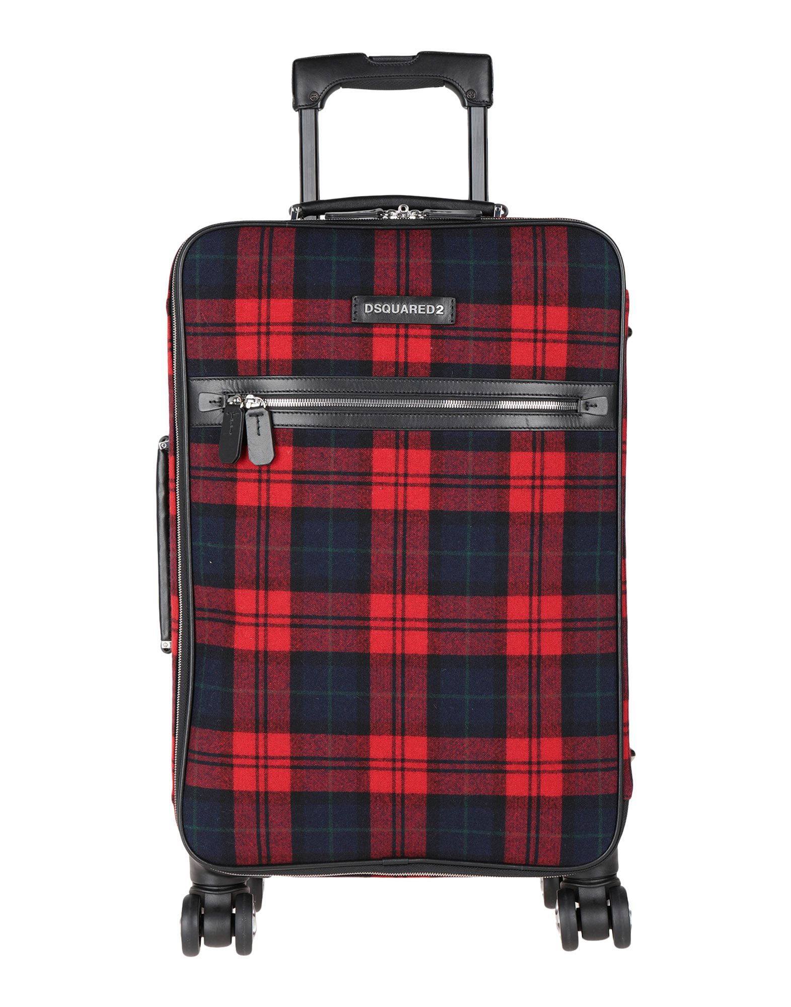《送料無料》DSQUARED2 メンズ スーツケース レッド 紡績繊維