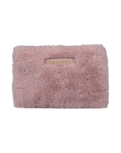 Orciani Woman Handbag Pink Size - Textile Fibers, Leather In Pink