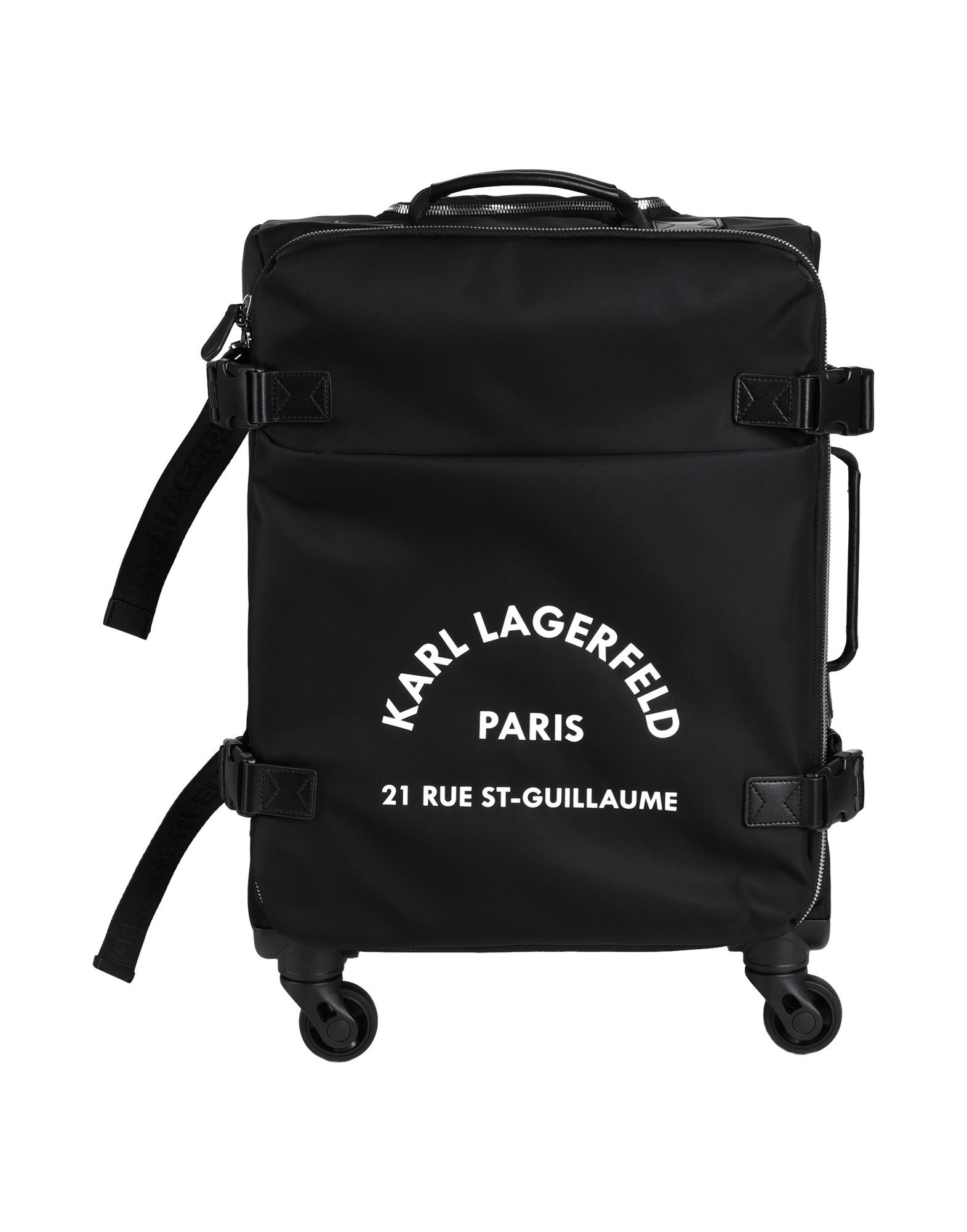 Karl Lagerfeld Wheeled Luggage In Black