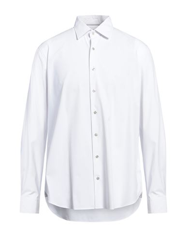 Shop Michael Kors Mens Man Shirt White Size 16 Nylon, Elastane