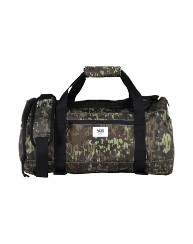 Man Duffel bags Military green Size - Polyamide, Bovine leather, Cotton