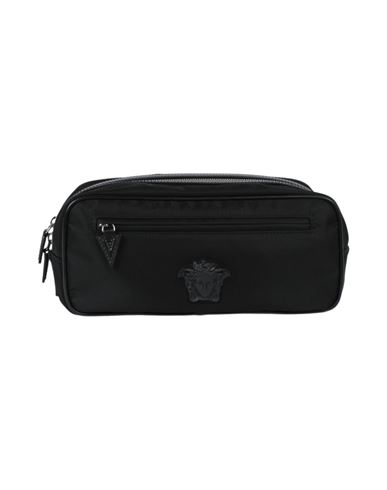 Versace La Medusa Travel Bag Man Pouch Black Size - Polyamide