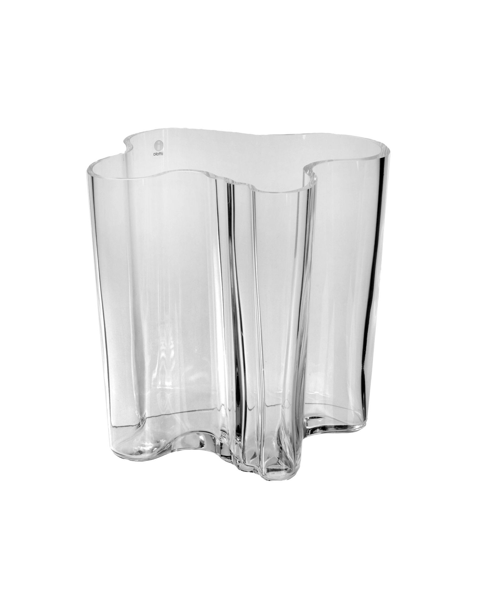 《送料無料》IITTALA Unisex ベース クリア ガラス Aalto Vase