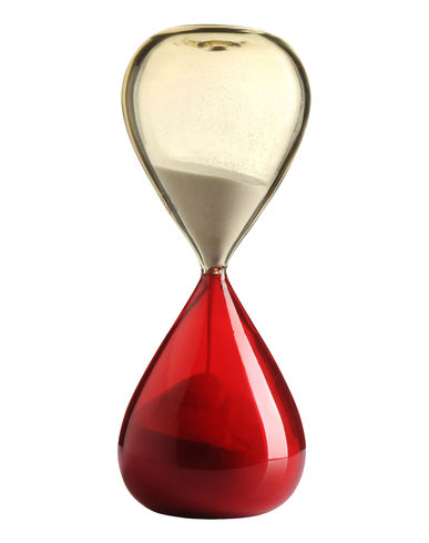 Venini Clessidra Vase Red Size - Blown Glass