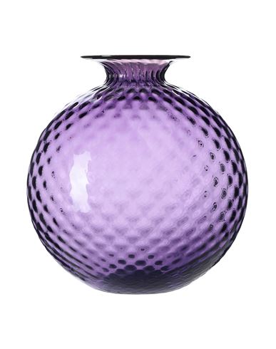 Venini Monofiori Balloton Vase Dark Purple Size - Glass