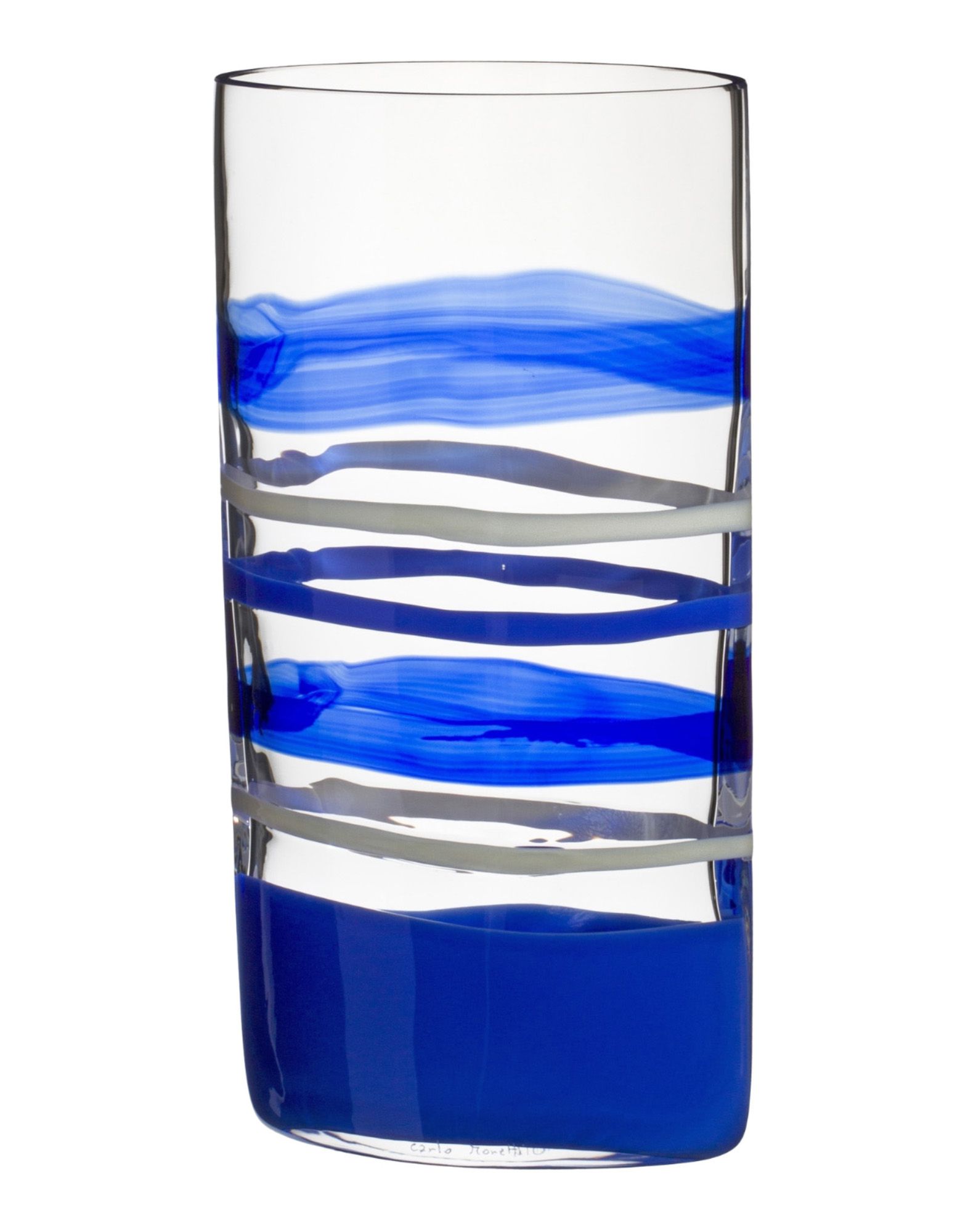 《送料無料》CARLO MORETTI Unisex ベース ブルー ガラス ARCO