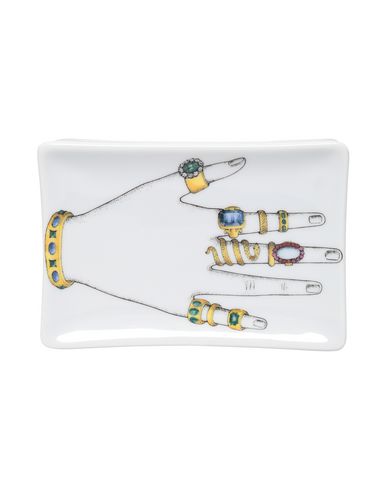 Fornasetti Mano Con Anelli Catch-all Tray Or Ash Tray White Size - Porcelain