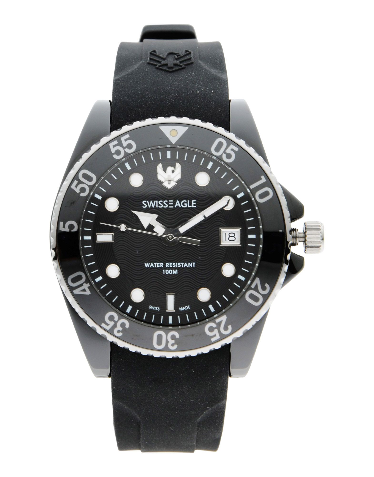 《送料無料》SWISSEAGLE レディース 腕時計 ブラック 陶製
