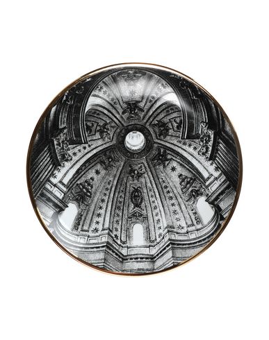 Fornasetti Cupola S. Ivo Sapienza (roma) Decorative Plate Black Size - Porcelain