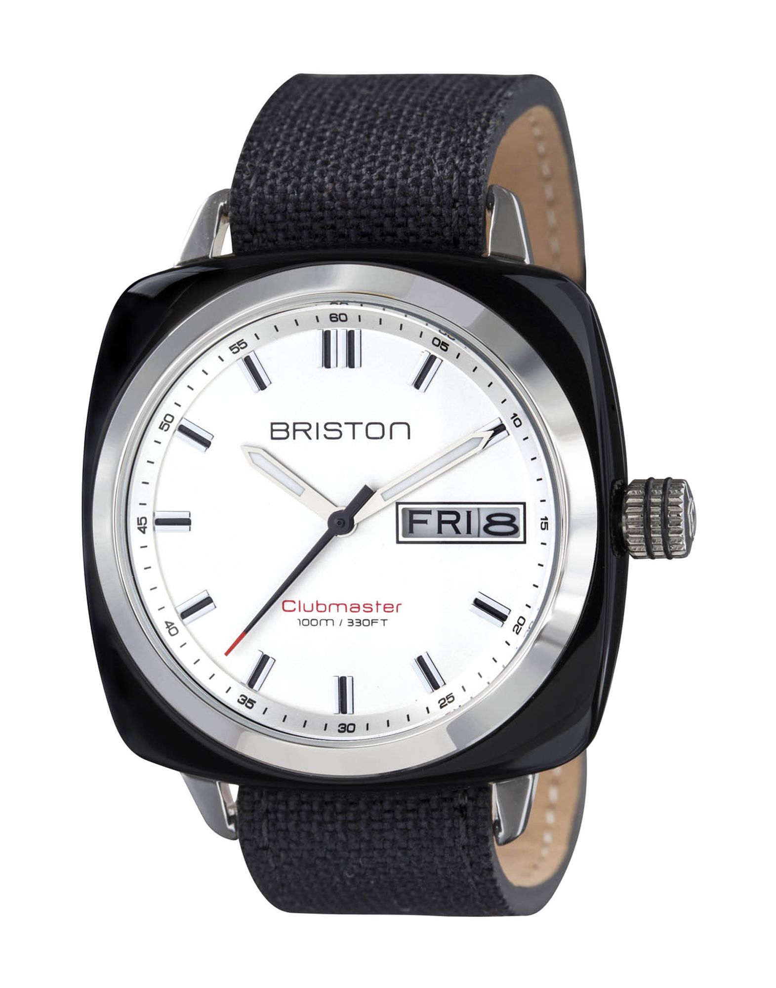 《送料無料》BRISTON Unisex 腕時計 ホワイト ステンレススチール