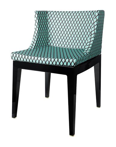 Kartell Goes Sottsass Chair Or Bench Sky Blue Size - Polycarbonate, Polyester, Textile Fiber In Green
