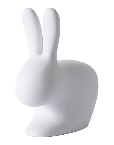 Qeeboo Rabbit Chair Chair Or Bench Light Grey Size - Polyethylene