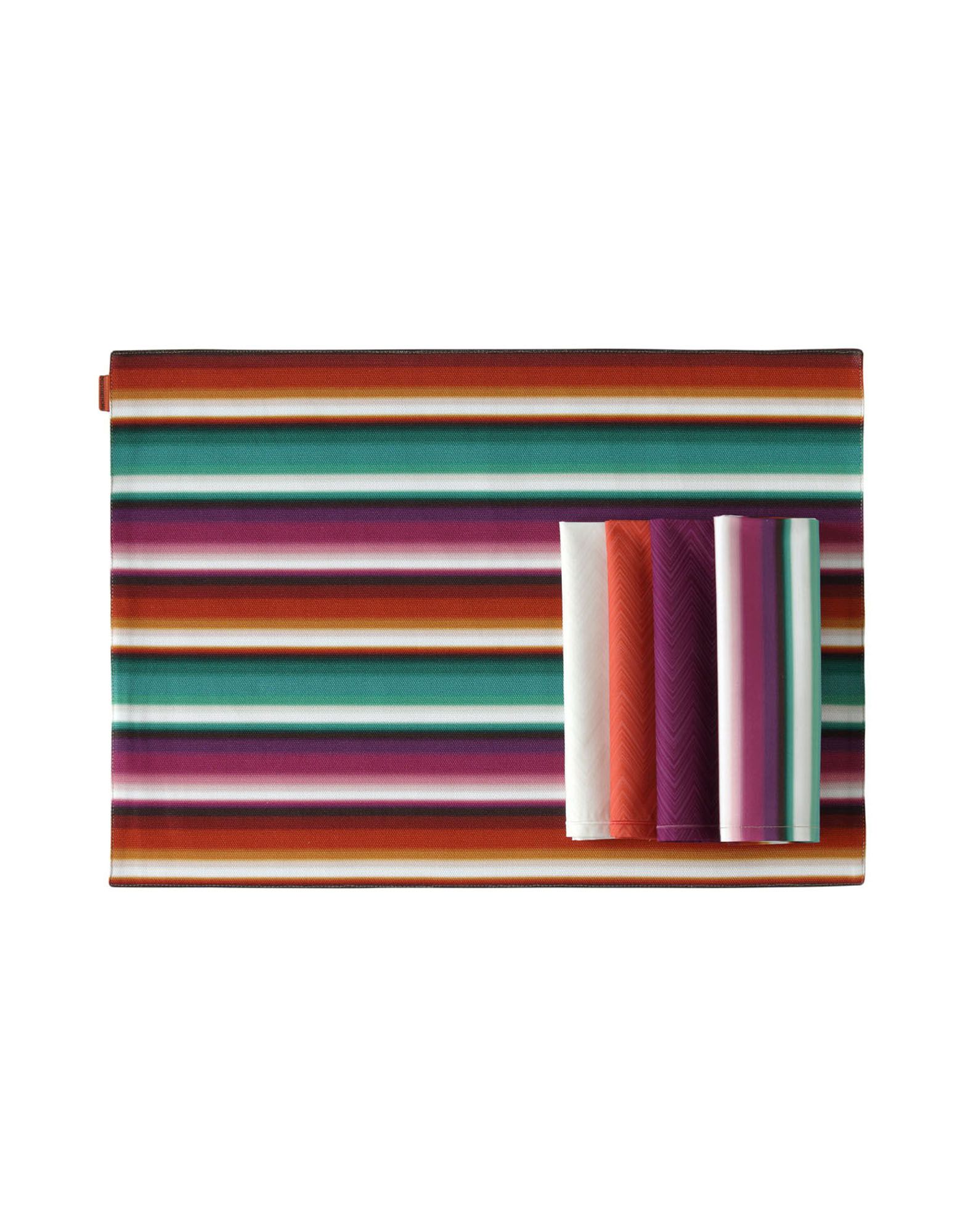 MISSONI HOME BY RICHARD GINORI MISSONI HOME BY RICHARD GINORI 1735 PLACEMAT AND RUNNER ORANGE SIZE - COTTON 