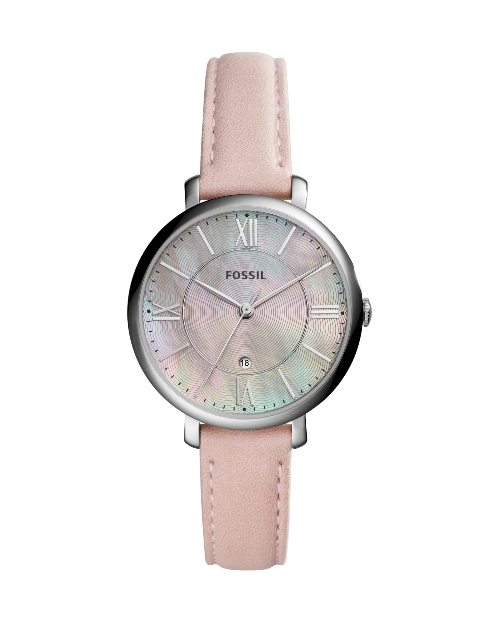 《送料無料》FOSSIL レディース 腕時計 ライトピンク ステンレススチール / 革 JACQUELINE