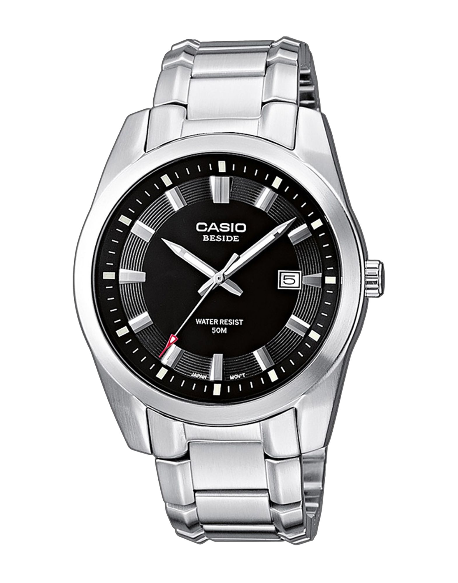 《送料無料》CASIO メンズ 腕時計 ブラック ステンレススチール / ガラス BEM-116D-1AVEF COLLECTION