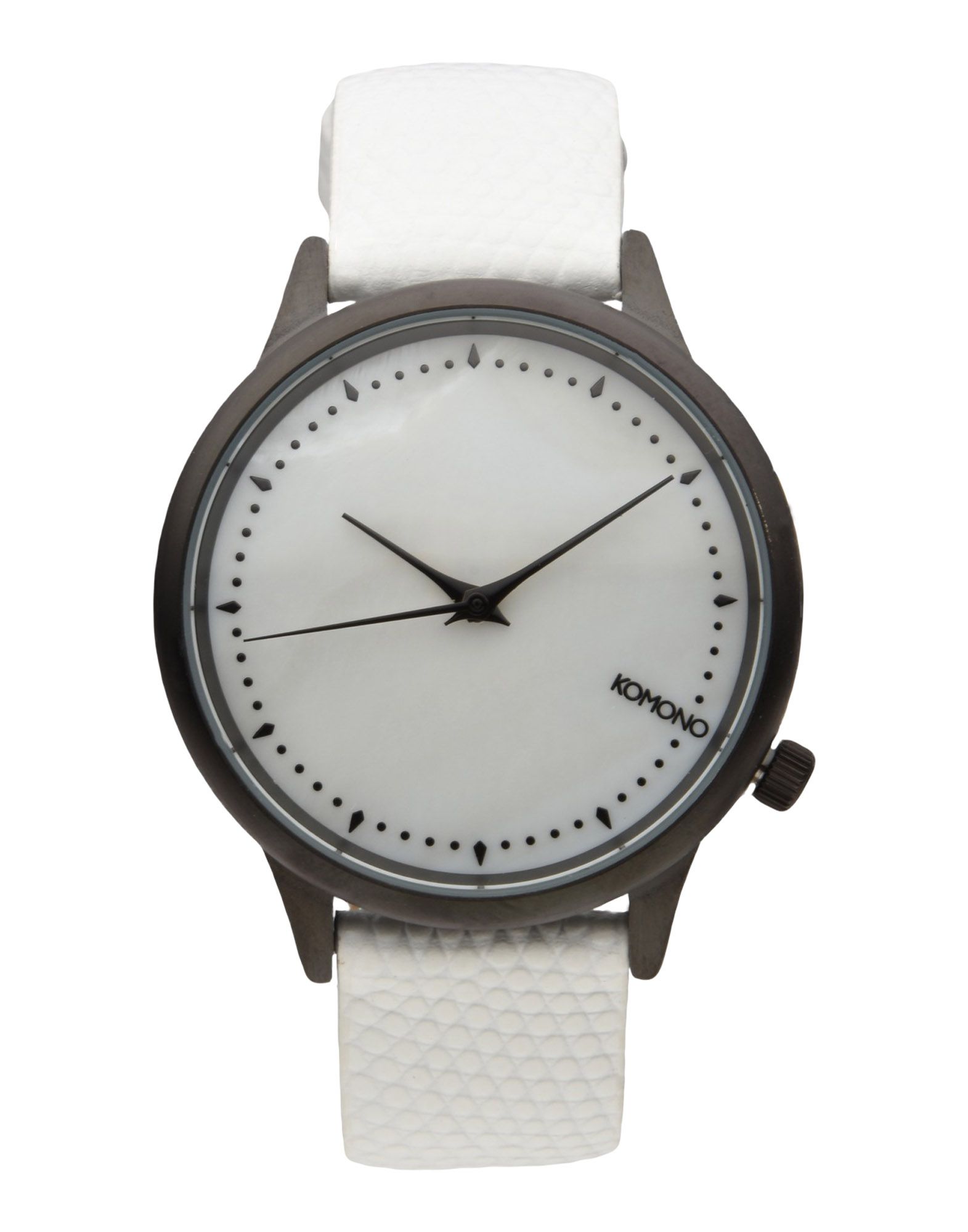 KOMONO レディース 腕時計 ホワイト ステンレススチール / 革 KOM-W2701 ESTELLE MONTE CARLO