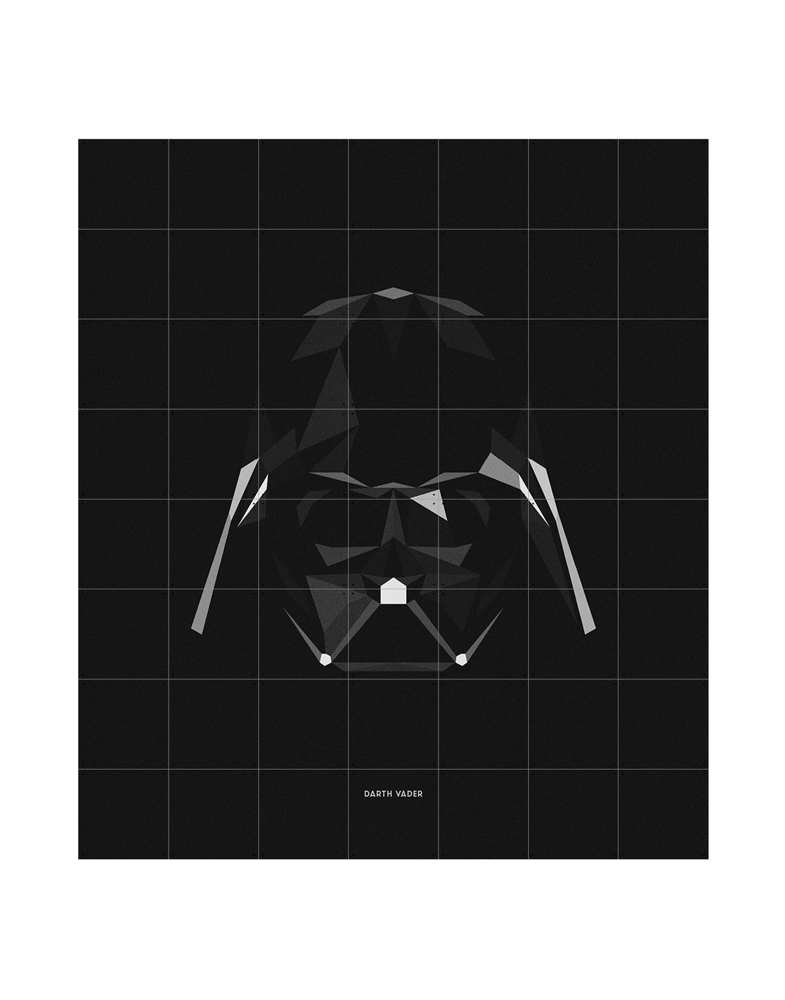 IXXI Unisex デコレーション ブラック 合成紙 Star Wars Icons
