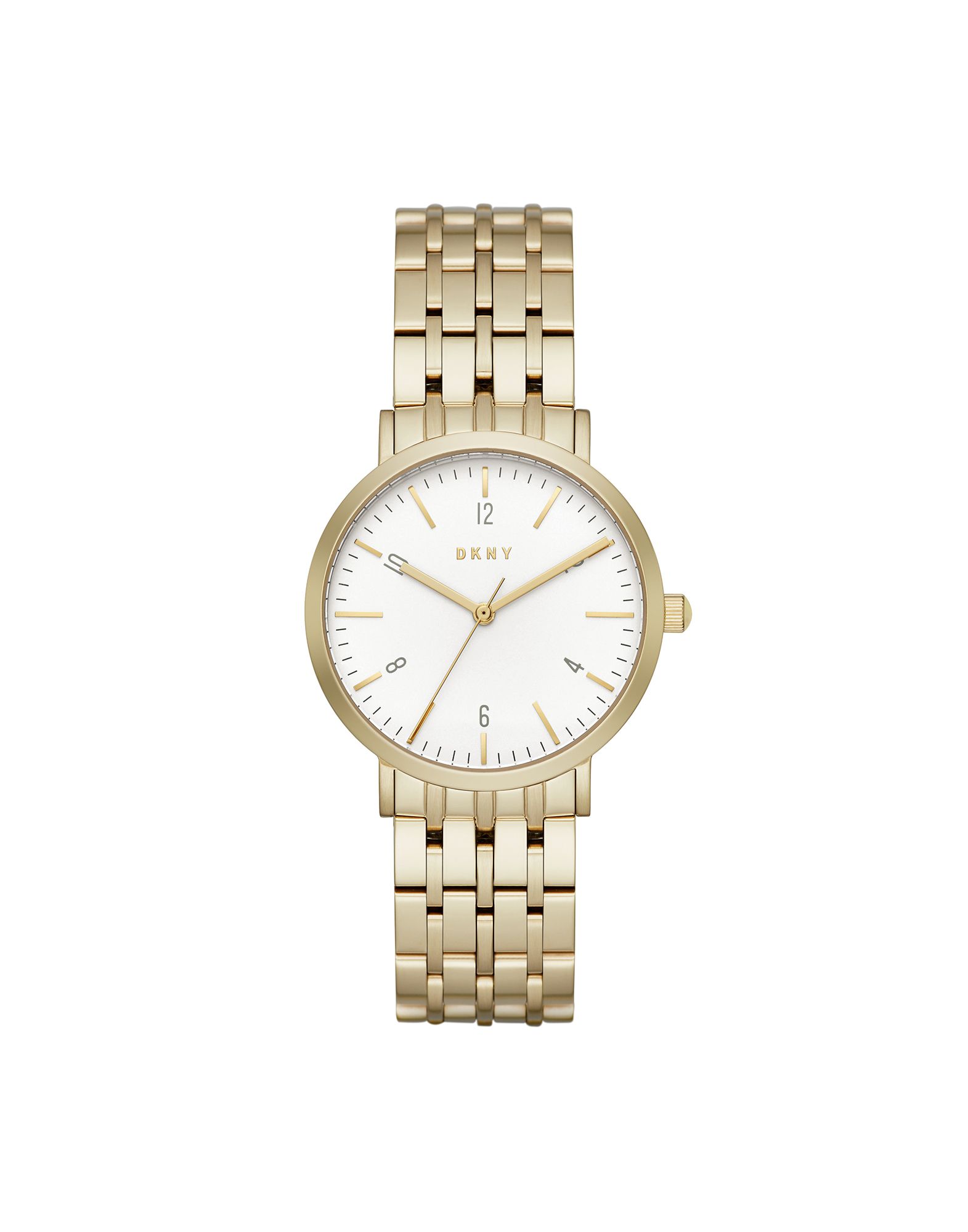 《送料無料》DKNY レディース 腕時計 ホワイト ステンレススチール MINETTA