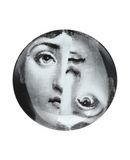 FORNASETTI Unisex Dekoteller Farbe Granitgrau Gr��e 1